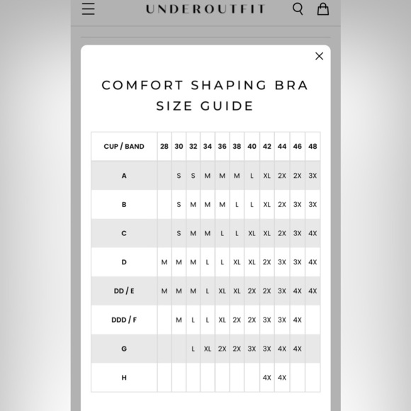 NEW UnderOutfit Comfort Shaping Bra Brown Coffee Wireless Size Small NWT - Picture 3 of 9